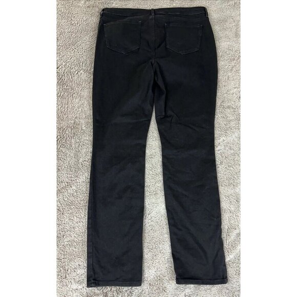 NYDJ Not Your Daughters Women’s Size 14 Jeans Lift Tuck Skinny Black Denim - Picture 12 of 13